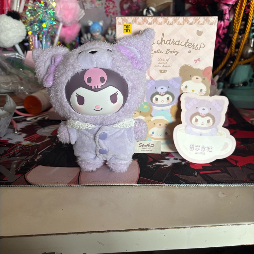 Sanrio Kuromi Stuffed Animal - Purple